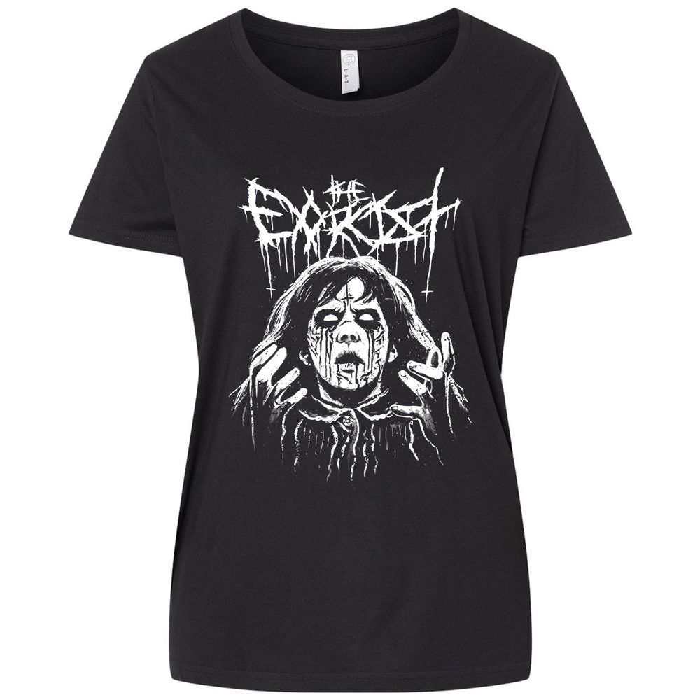 Ladies Curvy Jersey - BLA6HZGQ - Blended Black - 1