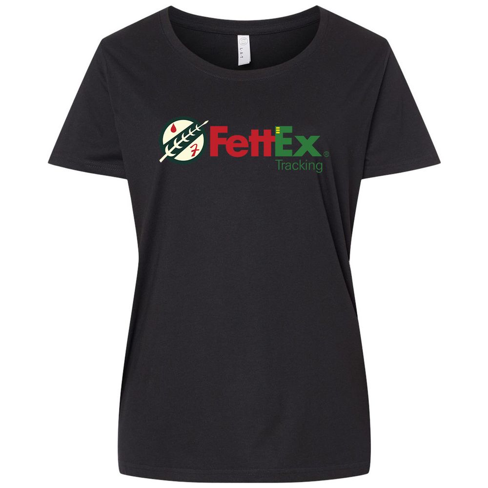 Ladies Curvy Jersey - GX97Q3A8 - Blended Black - 1