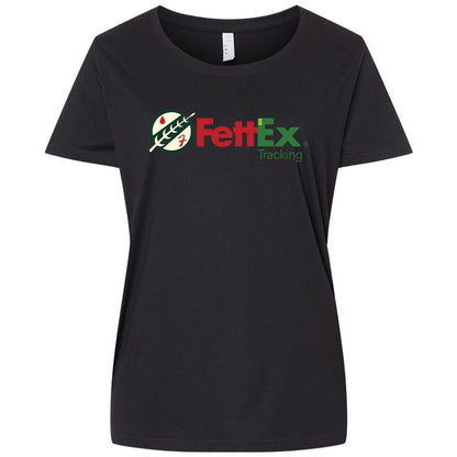 Ladies Curvy Jersey - GX97Q3A8 - Blended Black - 1