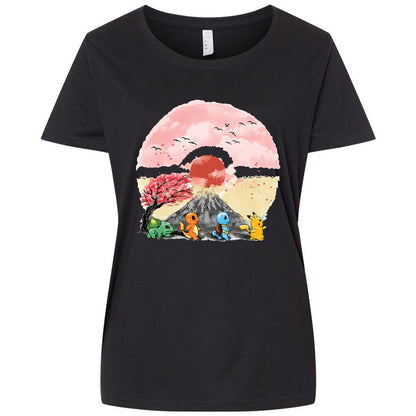 Ladies Curvy Jersey - GXKT1N42 - Blended Black - 1