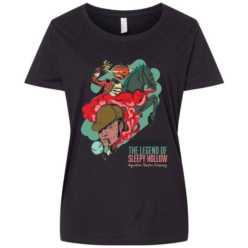 Ladies Curvy Jersey - 7D4A71BB - Blended Black - 1