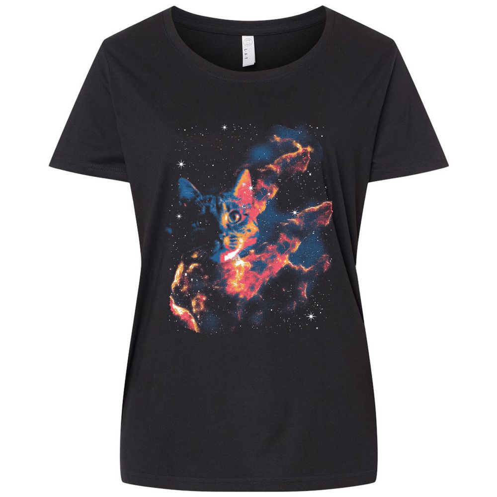 Ladies Curvy Jersey - 16KPDLHZ - Blended Black - 1