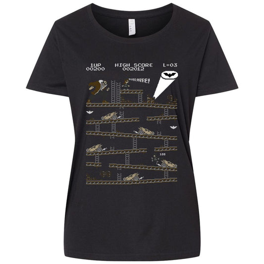 Ladies Curvy Jersey - YWWLQHVG - Blended Black - 1