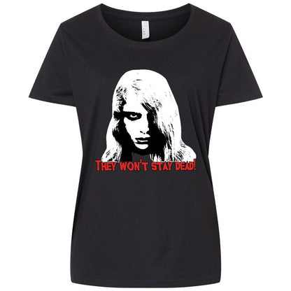 Ladies Curvy Jersey - JY9WHW1R - Blended Black - 1