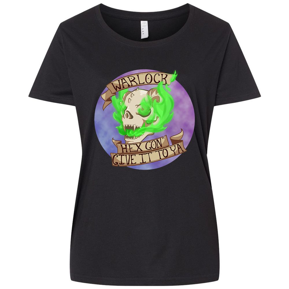 Ladies Curvy Jersey - K6GX2734 - Blended Black - 1