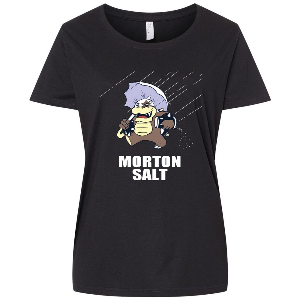 Ladies Curvy Jersey - 9F95RC3U - Blended Black - 1