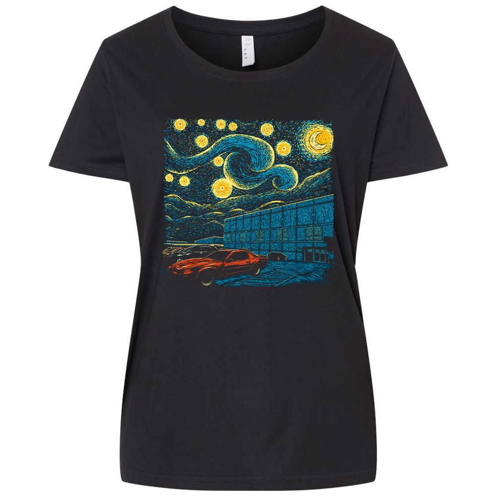 Ladies Curvy Jersey - DED1WZGT - Blended Black - 1