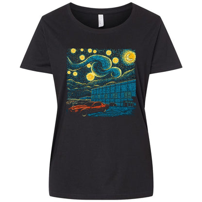 Ladies Curvy Jersey - DED1WZGT - Blended Black - 1