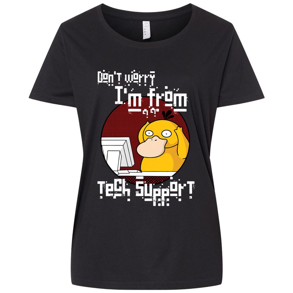 Ladies Curvy Jersey - LPTPRMV2 - Blended Black - 1