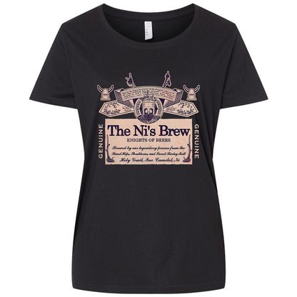 Ladies Curvy Jersey - B4LUTUXN - Blended Black - 1