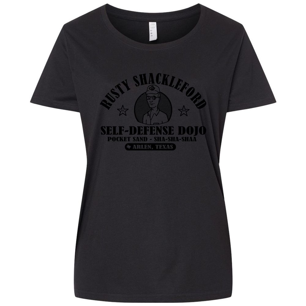 Ladies Curvy Jersey - SR5KKRDQ - Blended Black - 1