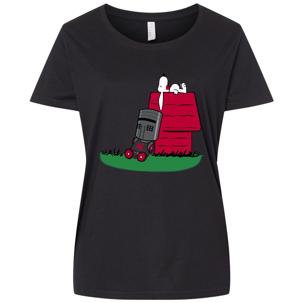 Ladies Curvy Jersey - 553GAADQ - Blended Black - 1