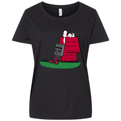 Ladies Curvy Jersey - 553GAADQ - Blended Black - 1