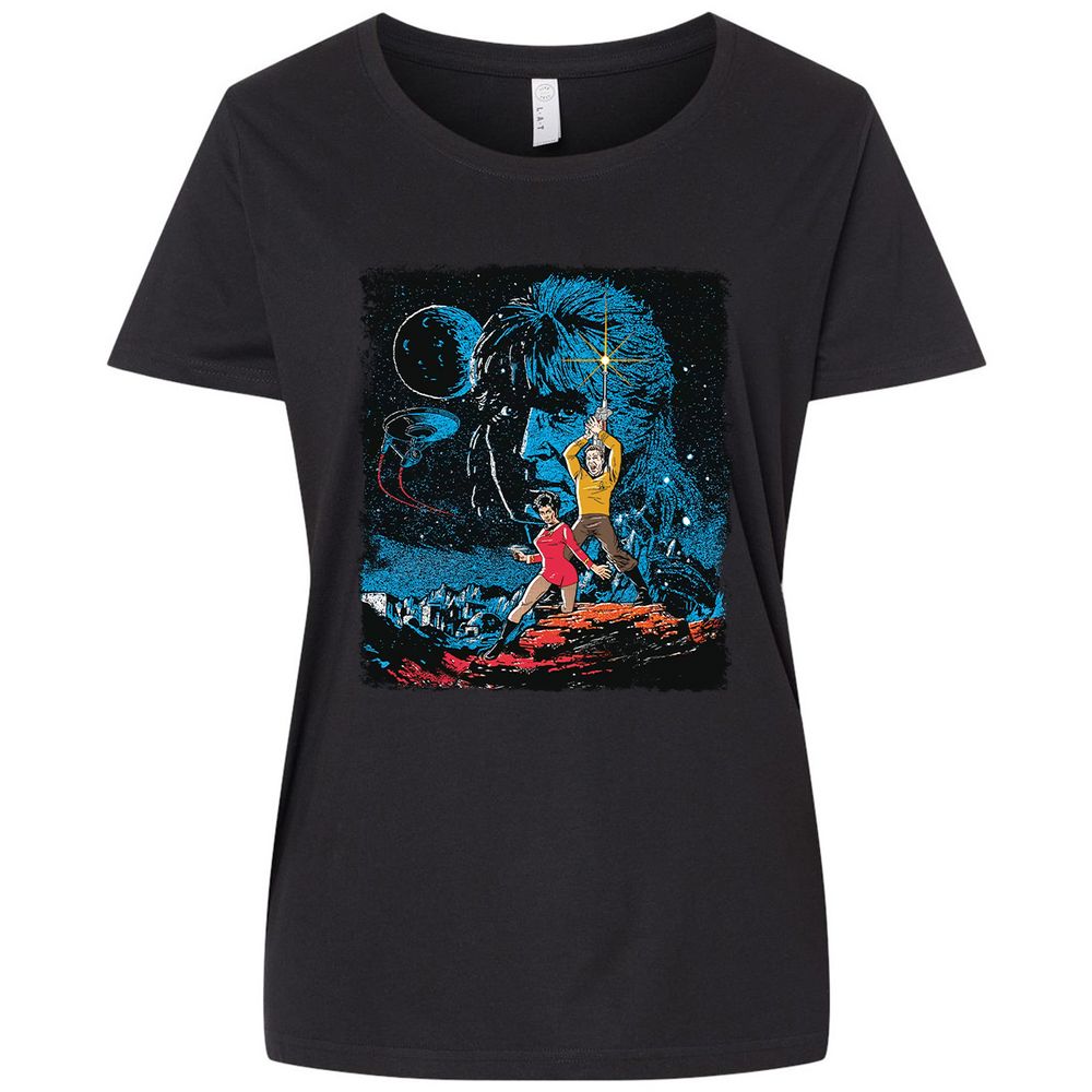 Ladies Curvy Jersey - LSJ7Q4L5 - Blended Black - 1