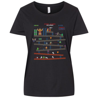 Ladies Curvy Jersey - 8SR25S8J - Blended Black - 1