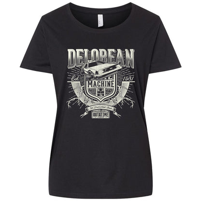 Ladies Curvy Jersey - B6A93NBG - Blended Black - 1