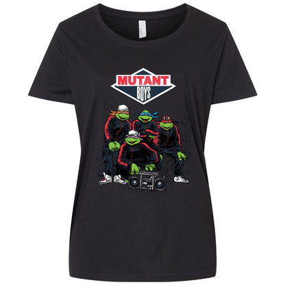 Ladies Curvy Jersey - 3QRGC348 - Blended Black - 1