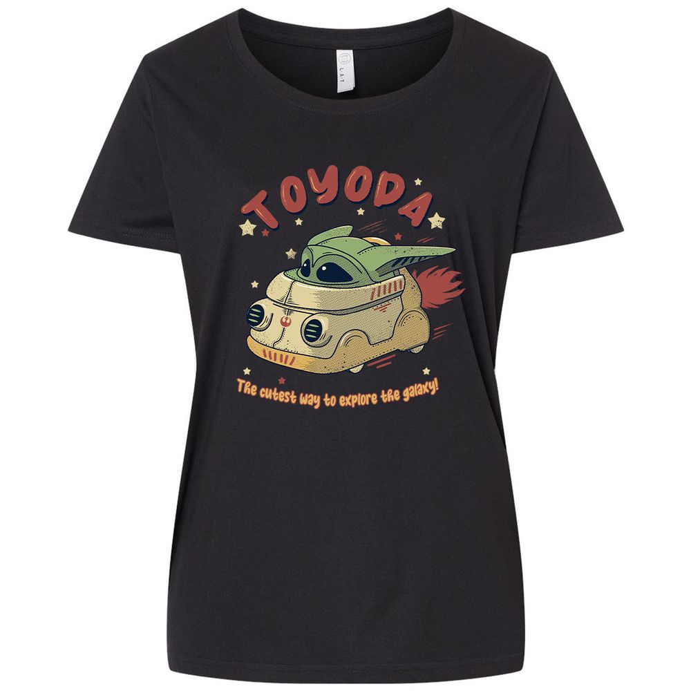 Ladies Curvy Jersey - F32H4Y8R - Blended Black - 1