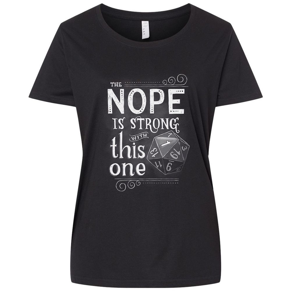 Ladies Curvy Jersey - P4Y6TXZW - Blended Black - 1