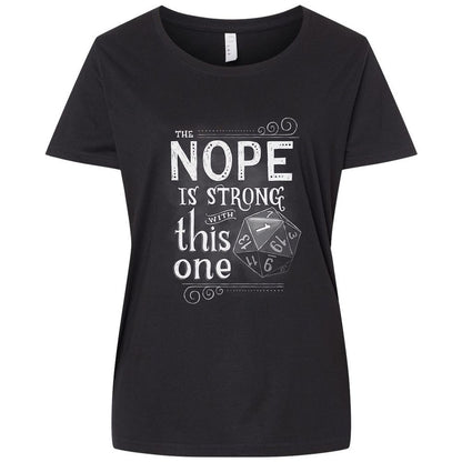 Ladies Curvy Jersey - P4Y6TXZW - Blended Black - 1