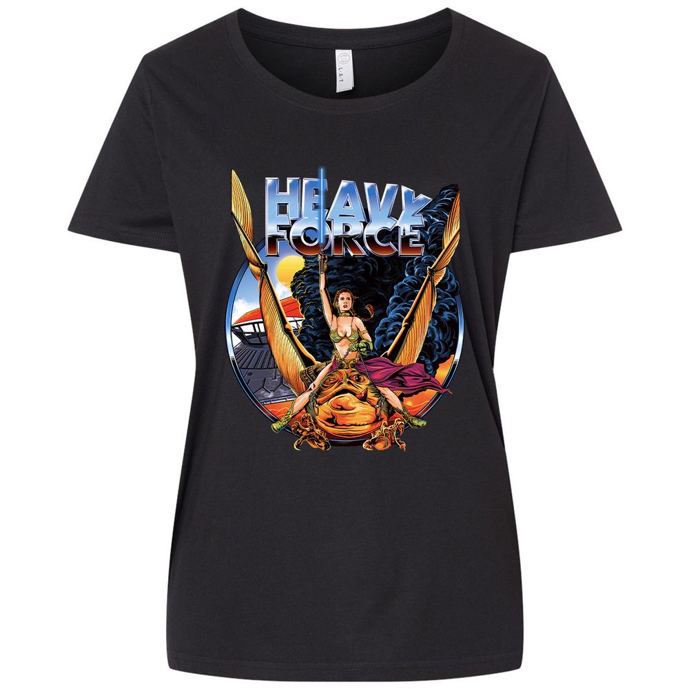 Ladies Curvy Jersey - LQQ1147R - Blended Black - 1