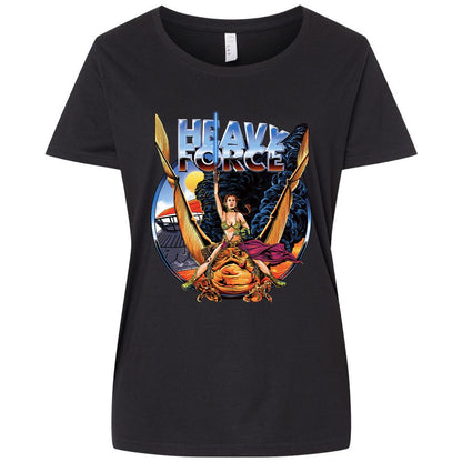 Ladies Curvy Jersey - LQQ1147R - Blended Black - 1