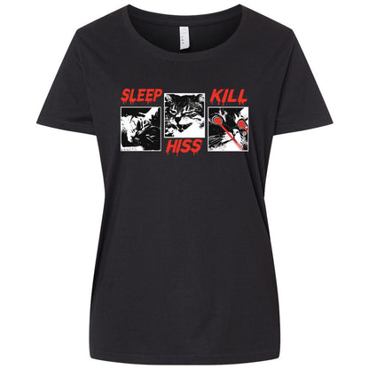 Ladies Curvy Jersey - ND9H7HSJ - Blended Black - 1