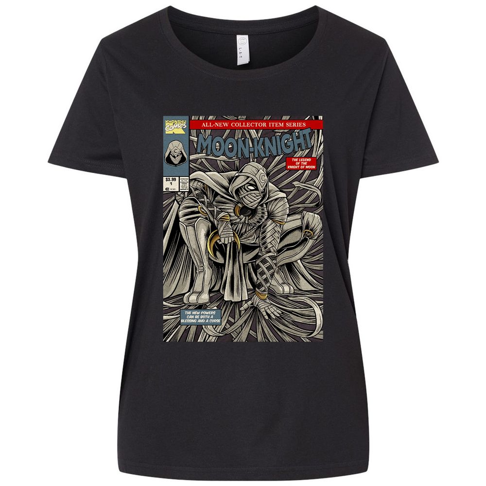 Ladies Curvy Jersey - GSAA897R - Blended Black - 1