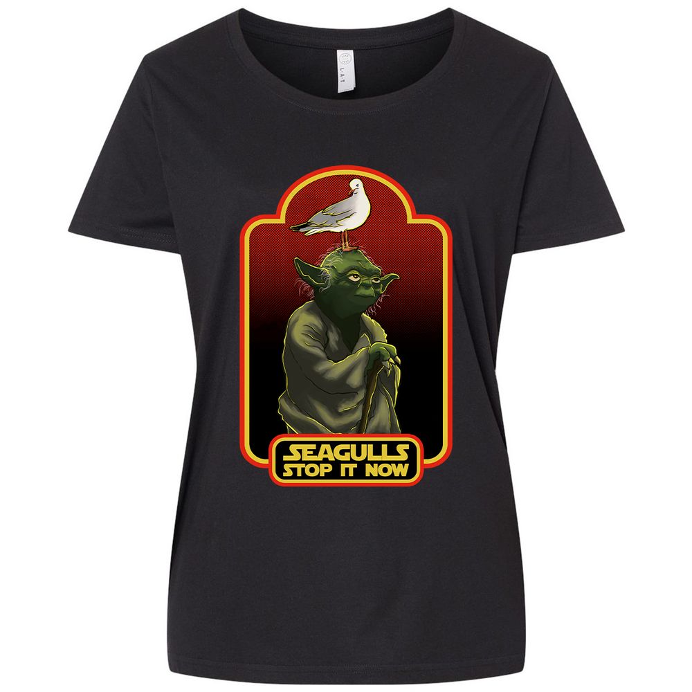 Ladies Curvy Jersey - X7UE2U7H - Blended Black - 1