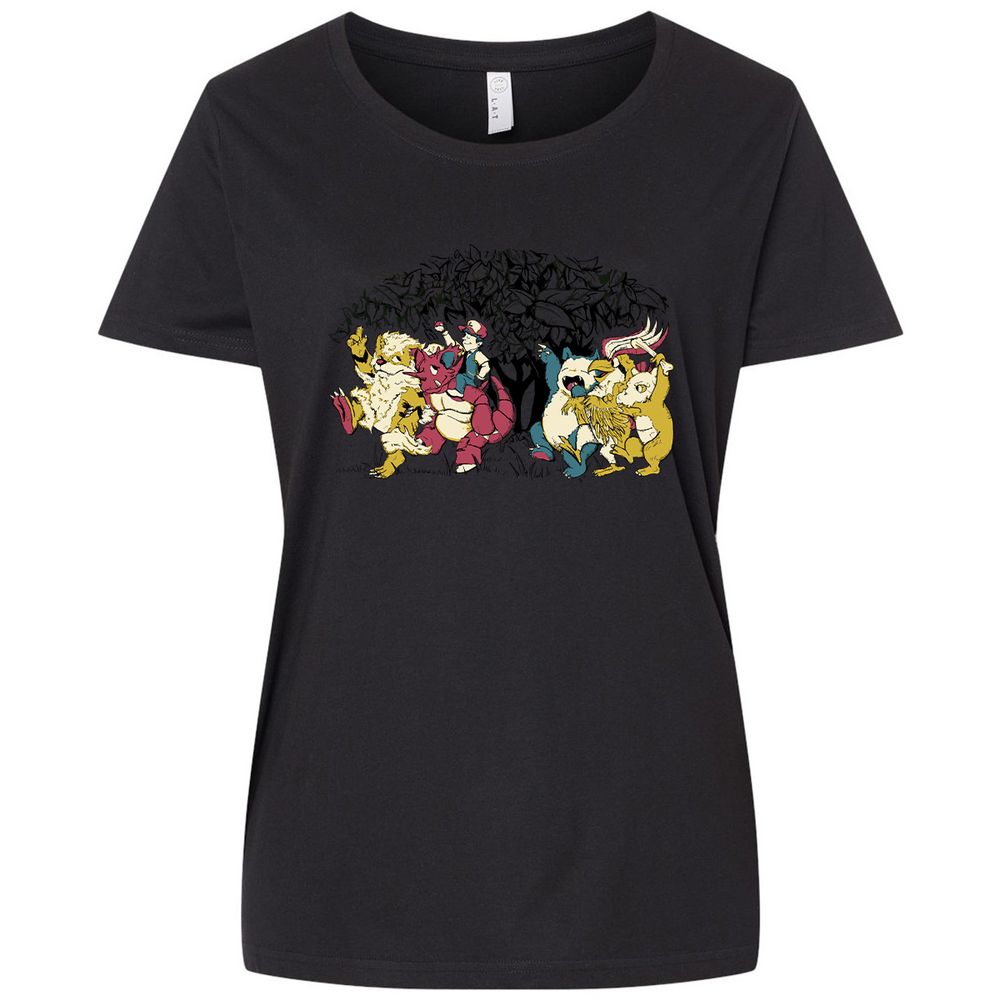 Ladies Curvy Jersey - 2GG3CN73 - Blended Black - 1