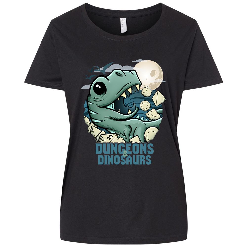 Ladies Curvy Jersey - BKB2CM54 - Blended Black - 1