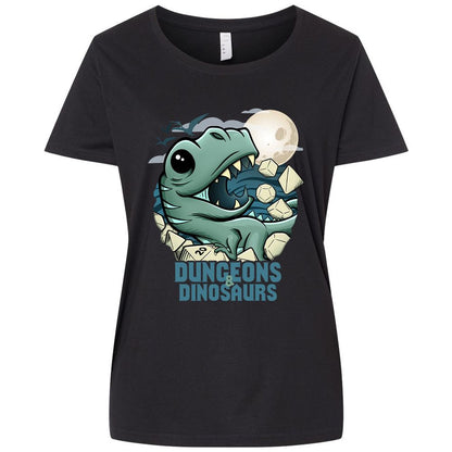 Ladies Curvy Jersey - BKB2CM54 - Blended Black - 1