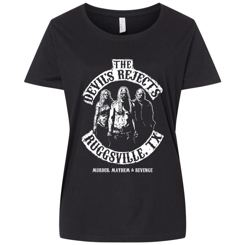 Ladies Curvy Jersey - 88LXYN2A - Blended Black - 1