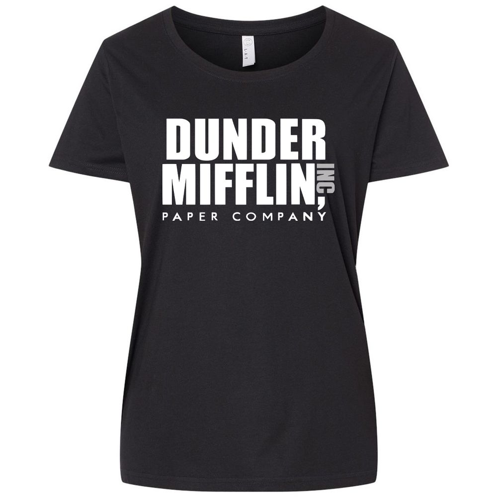 Ladies Curvy Jersey - XBYKJ7TE - Blended Black - 1