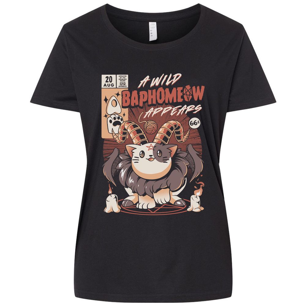 Ladies Curvy Jersey - W3V5A8FD - Blended Black - 1