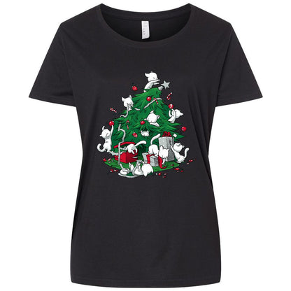 Ladies Curvy Jersey - YX7KPQ45 - Blended Black - 1