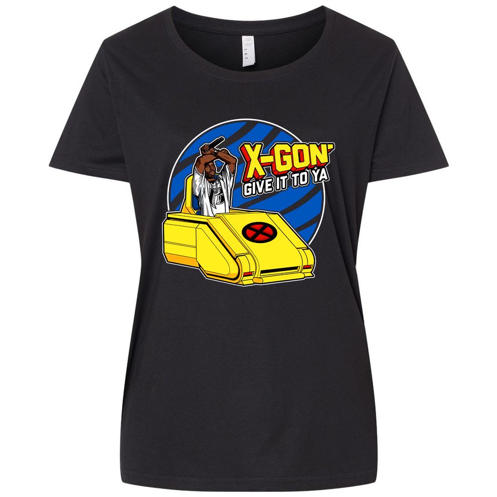 Ladies Curvy Jersey - D4K1A834 - Blended Black - 1