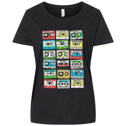 Ladies Curvy Jersey - PPXXBUCB - Blended Black - 1