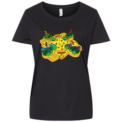 Ladies Curvy Jersey - QN6P7WK3 - Blended Black - 1