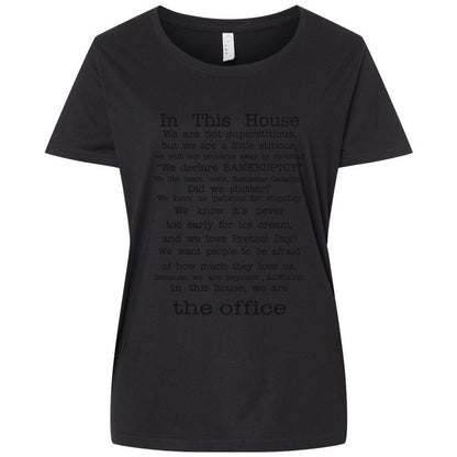 Ladies Curvy Jersey - BTGH11VT - Blended Black - 1