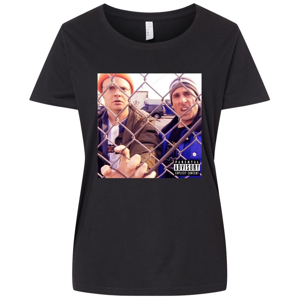 Ladies Curvy Jersey - AX645B8S - Blended Black - 1