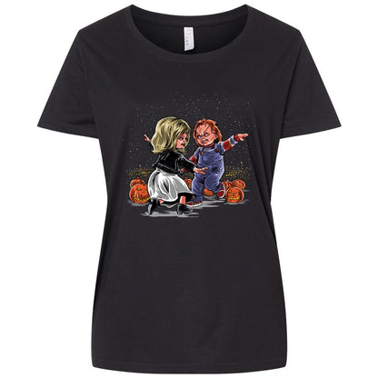 Ladies Curvy Jersey - UTMN82MU - Blended Black - 1