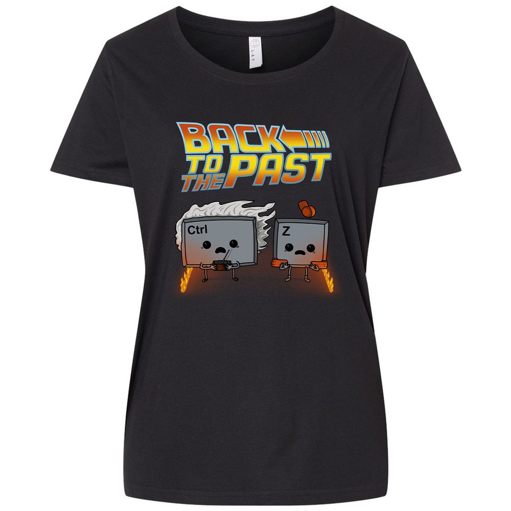 Ladies Curvy Jersey - ZPZ4JQPP - Blended Black - 1