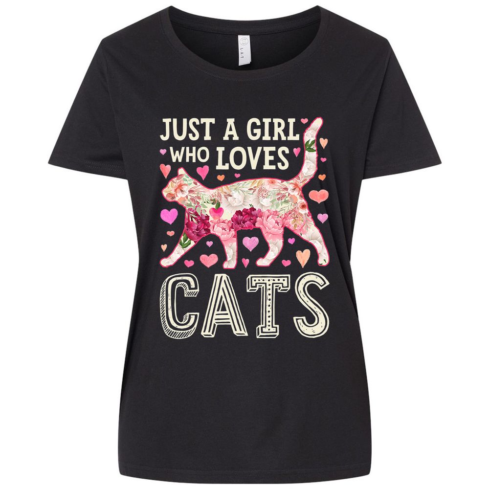 Ladies Curvy Jersey - P46YWEF9 - Blended Black - 1