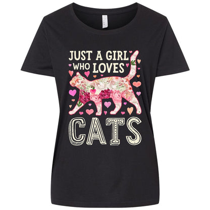 Ladies Curvy Jersey - P46YWEF9 - Blended Black - 1