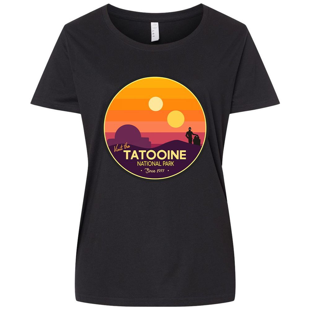 Ladies Curvy Jersey - CN7V1S5J - Blended Black - 1