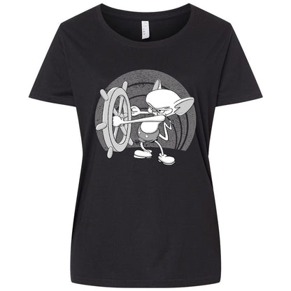 Ladies Curvy Jersey - EYDUM9TL - Blended Black - 1