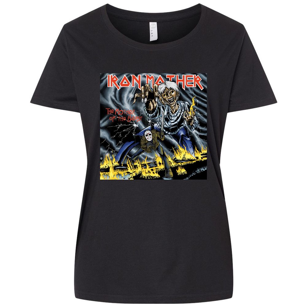 Ladies Curvy Jersey - ME21YYR7 - Blended Black - 1