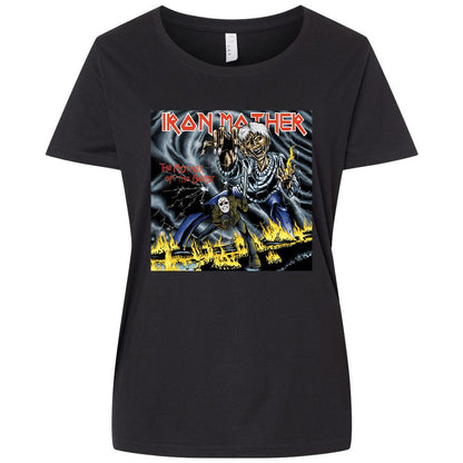 Ladies Curvy Jersey - ME21YYR7 - Blended Black - 1