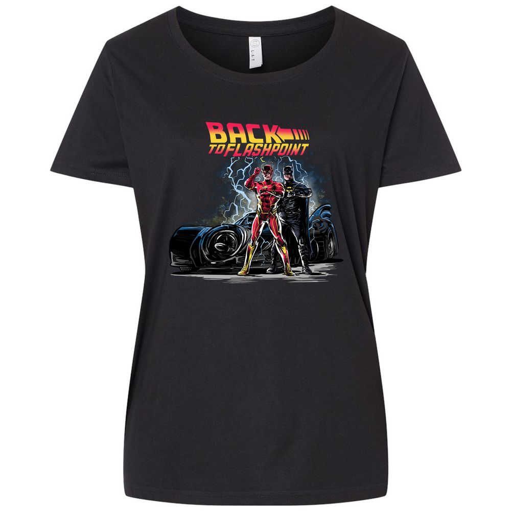 Ladies Curvy Jersey - 7QJL9ECG - Blended Black - 1